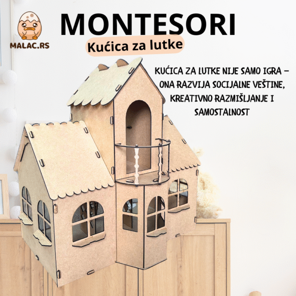 Montesori Kućica za lutke - Image 4