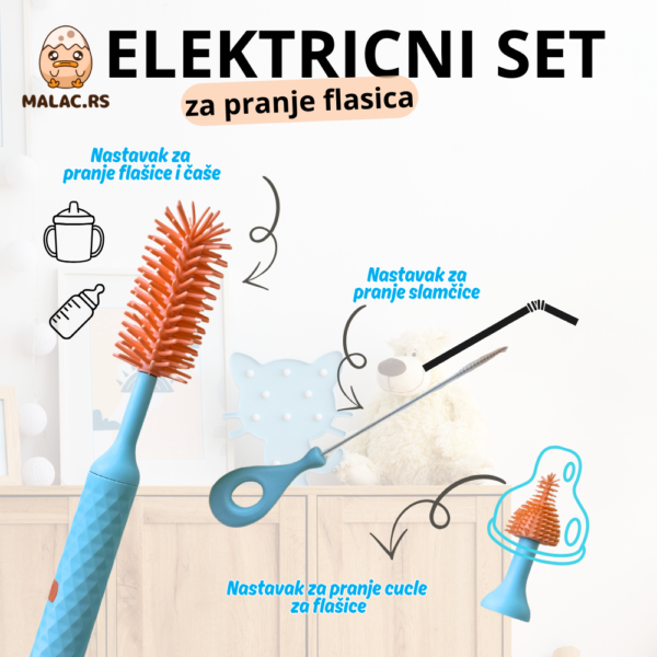 Elektricni set za pranje flasica - Image 2