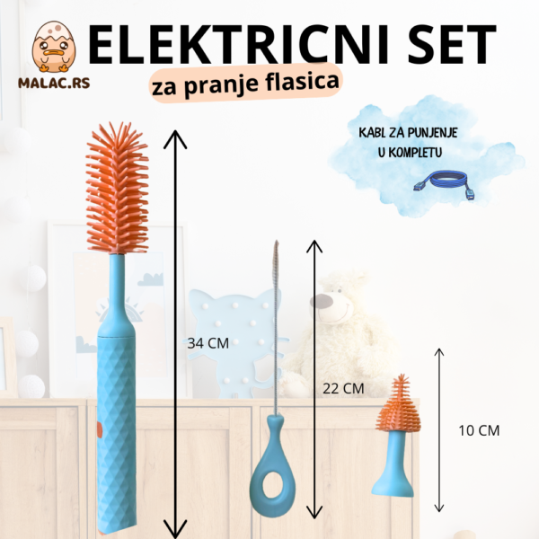 Elektricni set za pranje flasica - Image 4