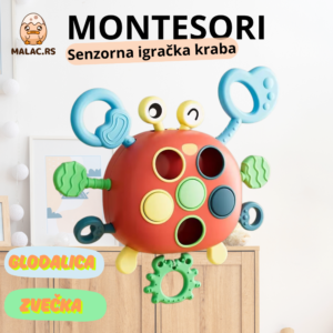 Montesori senzorna igračka kraba