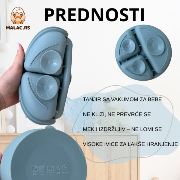 Silikonski set za hranjenje beba - Image 4