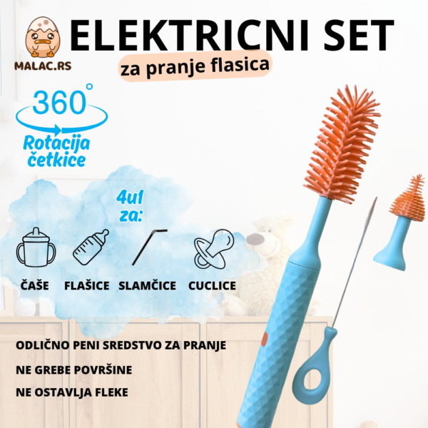 Elektricni set za pranje flasica - Image 3