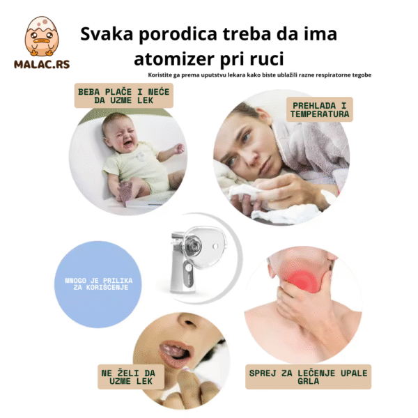 Deciji Inhalator Bešuman Eco Silent - Image 4