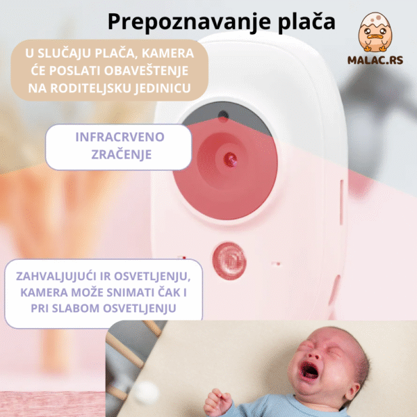 Video kamera za bebe BeTron - Image 3