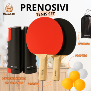 Prenosivi Tennis Set Malac